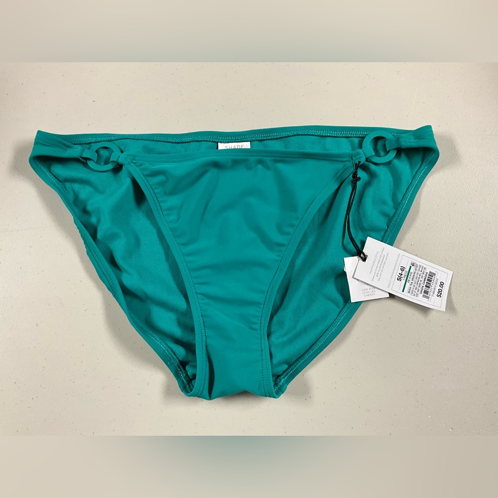 Teal Ring-Accent Bikini Bottom - Teal